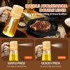 imageYARRAMATE 16oz470ml Easy Refillable Oil Sprayer for Cooking 2 in 1 Oil Dispenser for Kitchen and Oil Sprayer Bottle FoodGrade Glass Oil Mister with Simple Open Design Air FryerBBQ OrangeOrange