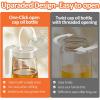 imageYARRAMATE 16oz470ml Easy Refillable Oil Sprayer for Cooking 2 in 1 Oil Dispenser for Kitchen and Oil Sprayer Bottle FoodGrade Glass Oil Mister with Simple Open Design Air FryerBBQ BlackWhite