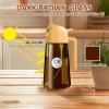 imageYARRAMATE 16oz470ml Light Blocking Oil Sprayer for Cooking with Stickers FoodGrade 2 in 1 Olive Oil Dispenser Bottle for Kitchen Premium Dark Amber Glass Oil Bottle for Air Fryer BBQWhite04Orange