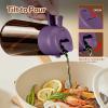 imageYARRAMATE 16oz470ml Light Blocking Oil Sprayer for Cooking with Stickers FoodGrade 2 in 1 Olive Oil Dispenser Bottle for Kitchen Premium Dark Amber Glass Oil Bottle for Air Fryer BBQWhite06Purple