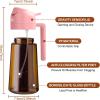 imageYARRAMATE 16oz470ml Light Blocking Oil Sprayer for Cooking with Stickers FoodGrade 2 in 1 Olive Oil Dispenser Bottle for Kitchen Premium Dark Amber Glass Oil Bottle for Air Fryer BBQWhite132Pcs BlackPink