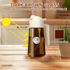 imageYARRAMATE 16oz470ml Light Blocking Oil Sprayer for Cooking with Stickers FoodGrade 2 in 1 Olive Oil Dispenser Bottle for Kitchen Premium Dark Amber Glass Oil Bottle for Air Fryer BBQWhite02White