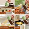 imageYARRAMATE 16oz470ml Light Blocking Oil Sprayer for Cooking with Stickers FoodGrade 2 in 1 Olive Oil Dispenser Bottle for Kitchen Premium Dark Amber Glass Oil Bottle for Air Fryer BBQWhite03Green