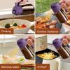 imageYARRAMATE 16oz470ml Light Blocking Oil Sprayer for Cooking with Stickers FoodGrade 2 in 1 Olive Oil Dispenser Bottle for Kitchen Premium Dark Amber Glass Oil Bottle for Air Fryer BBQWhite06Purple