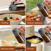 imageYARRAMATE 16oz470ml Light Blocking Oil Sprayer for Cooking with Stickers FoodGrade 2 in 1 Olive Oil Dispenser Bottle for Kitchen Premium Dark Amber Glass Oil Bottle for Air Fryer BBQWhite10Grey