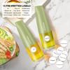 imageYARRAMATE Large Capacity Aesthetic Olive Oil Dispenser for Kitchen 500ml 17oz Cooking Glass Vinegar Drizzler Leak Proof Oil Bottle NonDrip Soy Sauce Dispenser Oil Pourer ampamp LabelsGreen03Green