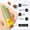 imageYARRAMATE Large Capacity Aesthetic Olive Oil Dispenser for Kitchen 500ml 17oz Cooking Glass Vinegar Drizzler Leak Proof Oil Bottle NonDrip Soy Sauce Dispenser Oil Pourer ampamp LabelsGreen062Pcs WhiteGreen