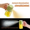 imageYARRAMATE Mini Oil Sprayer for Cooking 68 OZ 200 ML Premium Oil Spray Bottle for Kitchen Foodgrade Olive Oil Sprayer Portable Oil Mister for Air Fryer kitchen Outdoor BBQ and Camping BlackGreen
