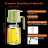imageYARRAMATE Mini Oil Sprayer for Cooking 68 OZ 200 ML Premium Oil Spray Bottle for Kitchen Foodgrade Olive Oil Sprayer Portable Oil Mister for Air Fryer kitchen Outdoor BBQ and Camping BlackGreen