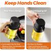 imageYARRAMATE Mini Oil Sprayer for Cooking 68 OZ 200 ML Premium Oil Spray Bottle for Kitchen Foodgrade Olive Oil Sprayer Portable Oil Mister for Air Fryer kitchen Outdoor BBQ and Camping BlackBlack