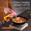 imageYARRAMATE Olive Oil Dispenser 2 in 1 Oil Sprayer for Cooking 16oz470ml Glass Oil Spray Bottle with Pourer Foodgrade Oil Dispenser and Oil Sprayer for Kitchen Salad Frying BBQ Black ampamp Green192Pcs BlackPink