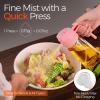 imageYARRAMATE Olive Oil Dispenser 2 in 1 Oil Sprayer for Cooking 16oz470ml Glass Oil Spray Bottle with Pourer Foodgrade Oil Dispenser and Oil Sprayer for Kitchen Salad Frying BBQ Black ampamp Green192Pcs BlackPink