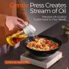 imageYARRAMATE Olive Oil Dispenser 2 in 1 Oil Sprayer for Cooking 16oz470ml Glass Oil Spray Bottle with Pourer Foodgrade Oil Dispenser and Oil Sprayer for Kitchen Salad Frying BBQ Black ampamp Green152Pcs WhiteOrange