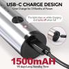 imageYARRAMATE Rechargeable Milk Frother Wand Handheld With Stand 3 Speed Adjustable Drink Mixer with 2 Whisks Stainless Steel Electric Stirrer for Coffee Lattes Protein Shakes Matcha EggSilver USB With Stand