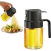 imageYARRAMATE Mini Oil Sprayer for Cooking 68 OZ 200 ML Premium Oil Spray Bottle for Kitchen Foodgrade Olive Oil Sprayer Portable Oil Mister for Air Fryer kitchen Outdoor BBQ and Camping BlackBlack