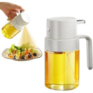 imageYARRAMATE Mini Oil Sprayer for Cooking 68 OZ 200 ML Premium Oil Spray Bottle for Kitchen Foodgrade Olive Oil Sprayer Portable Oil Mister for Air Fryer kitchen Outdoor BBQ and Camping BlackWhite