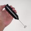 imageYARRAMATE Handheld Milk Frother Powerful Battery Operated Coffee Mixer Whisk Foam Maker for Lattes Cappuccino Hot Chocolate Black