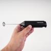 imageYARRAMATE Handheld Milk Frother Powerful Battery Operated Coffee Mixer Whisk Foam Maker for Lattes Cappuccino Hot Chocolate Black