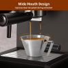 imageYARRAMATE Stainless Steel Espresso Shot Cup 34OZ100ML ampamp Rechargeable Silver Milk Frother With Stand
