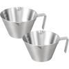 imageYARRAMATE 100ml Metal Measuring Cups ampamp Mini Powerful Milk Frother Wand