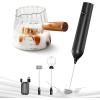 imageYARRAMATE 6 oz180ML Glass Measuring Cup ampamp Black Powerful Milk Frother Wand