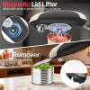 imageYARRAMATE Electric Can Opener and Rechargeable Milk Frother Wand with Stand