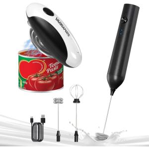 imageYARRAMATE Electric Can Opener and Rechargeable Milk Frother Wand