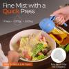 imageYARRAMATE 16oz470ml Glass Olive Oil Sprayer for Cooking with Stickers 2 in 1 Oil Dispenser for Kitchen Gadgets Food Grade Premium Spray Bottle for Salad Frying BBQ Pomelo101Pc SkyBlue