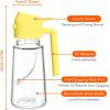 imageYARRAMATE 16oz470ml Glass Olive Oil Sprayer for Cooking with Stickers 2 in 1 Oil Dispenser for Kitchen Gadgets Food Grade Premium Spray Bottle for Salad Frying BBQ Pomelo111Pc Pomelo