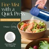 image:imageYARRAMATE 16oz470ml LightBlocking Dark Oil Sprayer for Cooking 2 in 1 Olive Oil Dispenser Bottle for Kitchen Premium Blue Glass Oil Bottle FoodGrade Oil Mister for Air Fryer BBQ BlackNavy02Navy