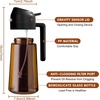 image:imageYARRAMATE 16oz470ml LightBlocking Dark Oil Sprayer for Cooking 2 in 1 Olive Oil Dispenser Bottle for Kitchen Premium Blue Glass Oil Bottle FoodGrade Oil Mister for Air Fryer BBQ BlackNavy2Pcs BlackGreen
