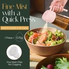image:imageYARRAMATE 16oz470ml LightBlocking Dark Oil Sprayer for Cooking 2 in 1 Olive Oil Dispenser Bottle for Kitchen Premium Blue Glass Oil Bottle FoodGrade Oil Mister for Air Fryer BBQ BlackNavy1Pc PeachPink