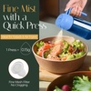 image:imageYARRAMATE 16oz470ml LightBlocking Dark Oil Sprayer for Cooking 2 in 1 Olive Oil Dispenser Bottle for Kitchen Premium Blue Glass Oil Bottle FoodGrade Oil Mister for Air Fryer BBQ BlackNavy03Skyblue