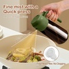 image:imageYARRAMATE 16oz470ml LightBlocking Dark Oil Sprayer for Cooking 2 in 1 Olive Oil Dispenser Bottle for Kitchen Premium Blue Glass Oil Bottle FoodGrade Oil Mister for Air Fryer BBQ BlackNavy2Pcs BlackOliveGreen