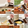 image:imageYARRAMATE 16oz470ml LightBlocking Dark Oil Sprayer for Cooking 2 in 1 Olive Oil Dispenser Bottle for Kitchen Premium Blue Glass Oil Bottle FoodGrade Oil Mister for Air Fryer BBQ BlackNavy2Pcs WhiteOrange