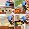image:imageYARRAMATE 16oz470ml LightBlocking Dark Oil Sprayer for Cooking 2 in 1 Olive Oil Dispenser Bottle for Kitchen Premium Blue Glass Oil Bottle FoodGrade Oil Mister for Air Fryer BBQ BlackNavy1Pc SkyBlue