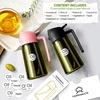 image:imageYARRAMATE 16oz470ml LightBlocking Dark Oil Sprayer for Cooking 2 in 1 Olive Oil Dispenser Bottle for KitchenDark Green Glass Oil Bottle FoodGrade Oil Mister for Air Fryer BBQ LotusRootPink162Pcs BlackPink