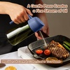 image:imageYARRAMATE 16oz470ml LightBlocking Dark Oil Sprayer for Cooking 2 in 1 Olive Oil Dispenser Bottle for KitchenDark Green Glass Oil Bottle FoodGrade Oil Mister for Air Fryer BBQ LotusRootPink192Pcs BlackNavy