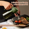image:imageYARRAMATE 16oz470ml LightBlocking Dark Oil Sprayer for Cooking 2 in 1 Olive Oil Dispenser Bottle for KitchenDark Green Glass Oil Bottle FoodGrade Oil Mister for Air Fryer BBQ LotusRootPink182Pcs BlackOliveGreen