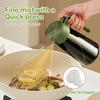 image:imageYARRAMATE 16oz470ml LightBlocking Dark Oil Sprayer for Cooking 2 in 1 Olive Oil Dispenser Bottle for KitchenDark Green Glass Oil Bottle FoodGrade Oil Mister for Air Fryer BBQ LotusRootPink182Pcs BlackOliveGreen