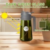 image:imageYARRAMATE 16oz470ml LightBlocking Dark Oil Sprayer for Cooking 2 in 1 Olive Oil Dispenser Bottle for KitchenDark Green Glass Oil Bottle FoodGrade Oil Mister for Air Fryer BBQ LotusRootPink10Grey