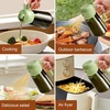 image:imageYARRAMATE 16oz470ml LightBlocking Dark Oil Sprayer for Cooking 2 in 1 Olive Oil Dispenser Bottle for KitchenDark Green Glass Oil Bottle FoodGrade Oil Mister for Air Fryer BBQ LotusRootPink202Pcs GreenWhite