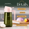 image:imageYARRAMATE 16oz470ml LightBlocking Dark Oil Sprayer for Cooking 2 in 1 Olive Oil Dispenser Bottle for KitchenDark Green Glass Oil Bottle FoodGrade Oil Mister for Air Fryer BBQ LotusRootPink12PeachPink