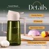image:imageYARRAMATE 16oz470ml LightBlocking Dark Oil Sprayer for Cooking 2 in 1 Olive Oil Dispenser Bottle for KitchenDark Green Glass Oil Bottle FoodGrade Oil Mister for Air Fryer BBQ LotusRootPink13LotusRootPink