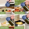 image:imageYARRAMATE 16oz470ml LightBlocking Dark Oil Sprayer for Cooking 2 in 1 Olive Oil Dispenser Bottle for KitchenDark Green Glass Oil Bottle FoodGrade Oil Mister for Air Fryer BBQ LotusRootPink192Pcs BlackNavy