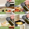 image:imageYARRAMATE 16oz470ml LightBlocking Dark Oil Sprayer for Cooking 2 in 1 Olive Oil Dispenser Bottle for KitchenDark Green Glass Oil Bottle FoodGrade Oil Mister for Air Fryer BBQ LotusRootPink10Grey