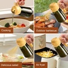 image:imageYARRAMATE 16oz470ml LightBlocking Dark Oil Sprayer for Cooking 2 in 1 Olive Oil Dispenser Bottle for KitchenDark Green Glass Oil Bottle FoodGrade Oil Mister for Air Fryer BBQ LotusRootPink04Orange