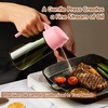 image:imageYARRAMATE 16oz470ml LightBlocking Dark Oil Sprayer for Cooking 2 in 1 Olive Oil Dispenser Bottle for KitchenDark Green Glass Oil Bottle FoodGrade Oil Mister for Air Fryer BBQ LotusRootPink162Pcs BlackPink