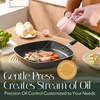image:imageYARRAMATE 16oz470ml LightBlocking Dark Oil Sprayer for Cooking 2 in 1 Olive Oil Dispenser Bottle for KitchenDark Green Glass Oil Bottle FoodGrade Oil Mister for Air Fryer BBQ LotusRootPink12PeachPink