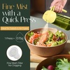 image:imageYARRAMATE 16oz470ml LightBlocking Dark Oil Sprayer for Cooking 2 in 1 Olive Oil Dispenser Bottle for KitchenDark Green Glass Oil Bottle FoodGrade Oil Mister for Air Fryer BBQ LotusRootPink11Pomelo